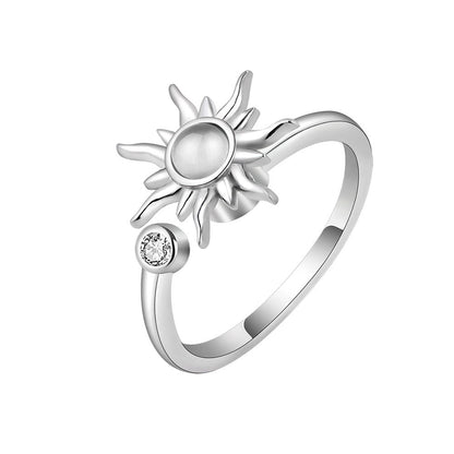 Sunflower Ring Rotating Ring